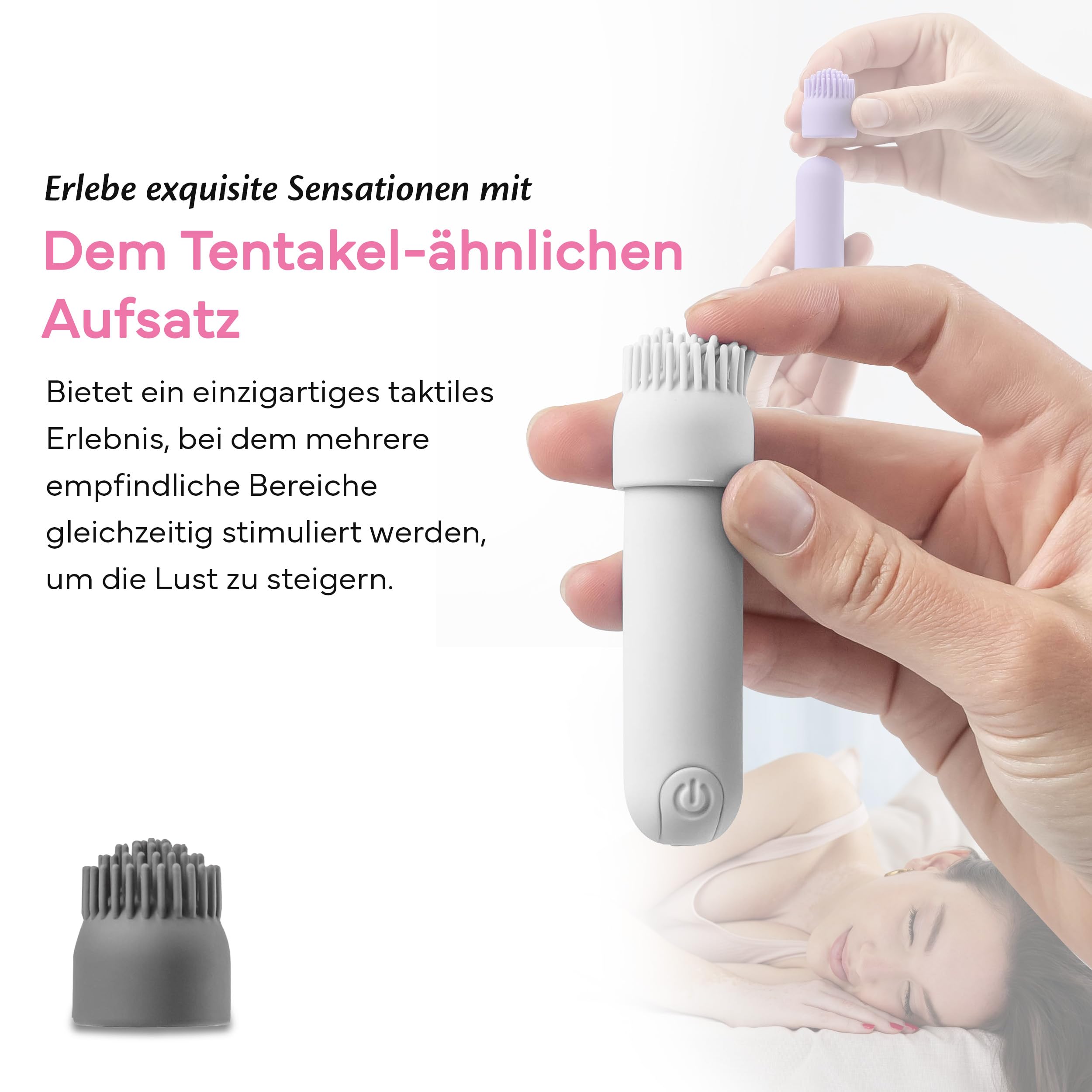 FAE Mini Wibrator Dla Kobiet Stymulator Klitorisu i Punktu G Z 10 Trybami — miniatura 6