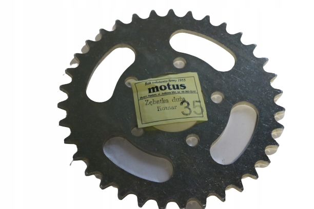 ZĘBATKA TYŁ TYLNIA ROMET OGAR KOMAR KADET 35 POLSK