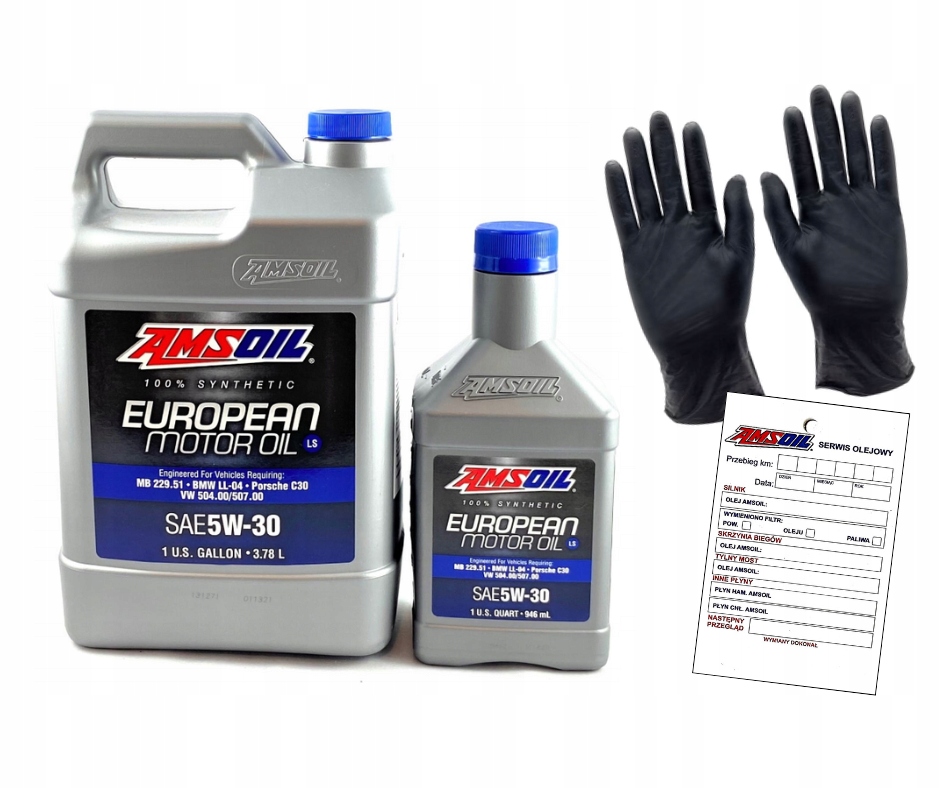 Európsky motorový olej 5W30 4,73 l, sada