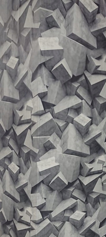 TAPETA 3D NA FLIZELINIE WZÓR GEOMETRYCZNY 16082