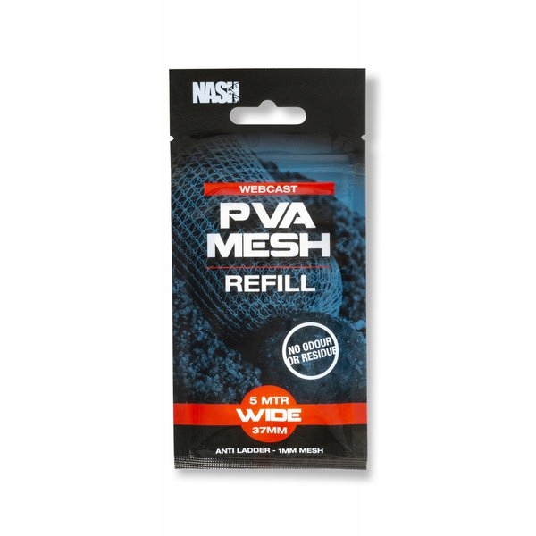 Nash Webcast Pva Refill Wide 37mm 5m T8668