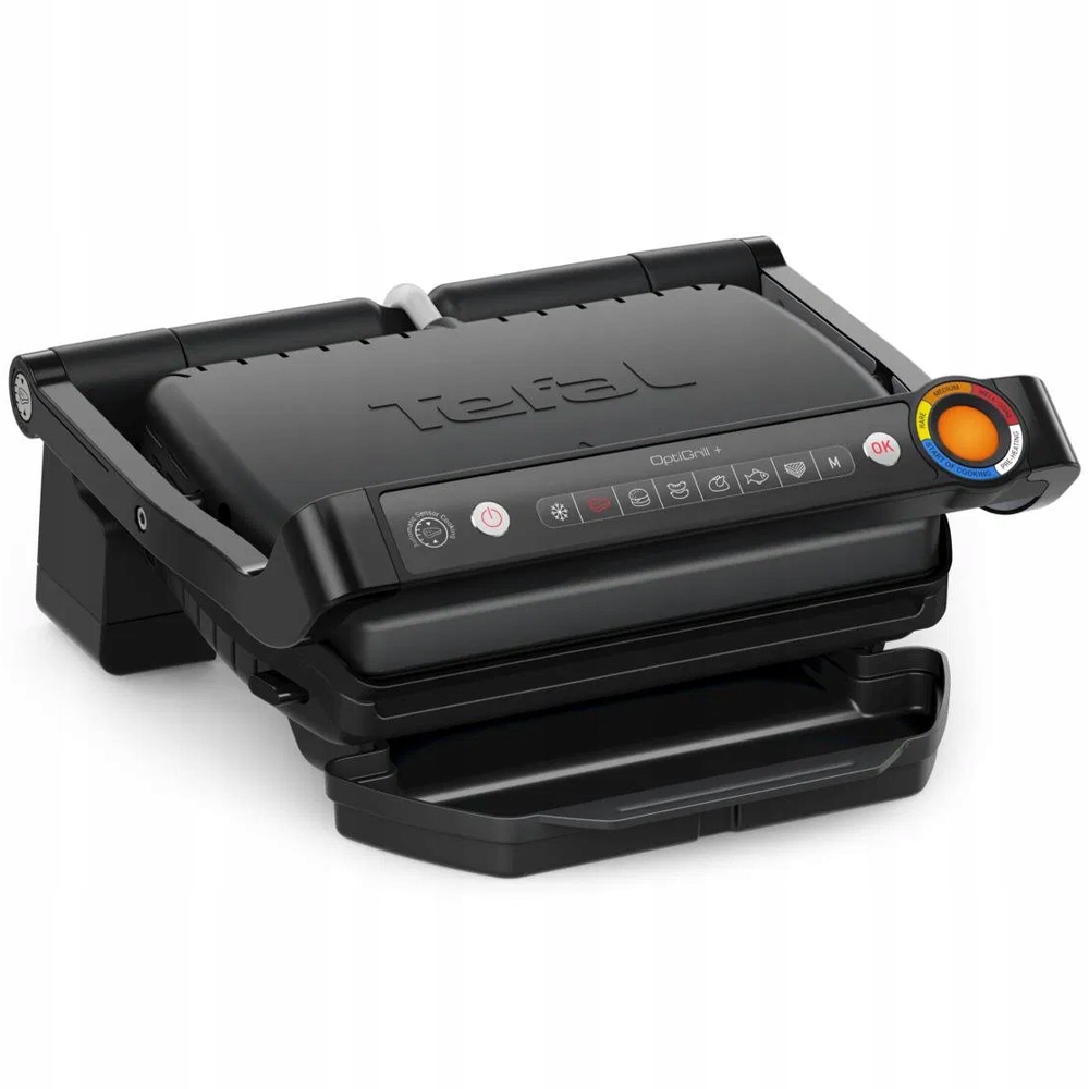 Tefal OptiGrill+ GC717810, elektrický gril, čierna