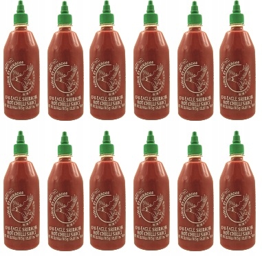12x 740ml Uni Eagle Sos chili Sriracha (56% chili) Karton