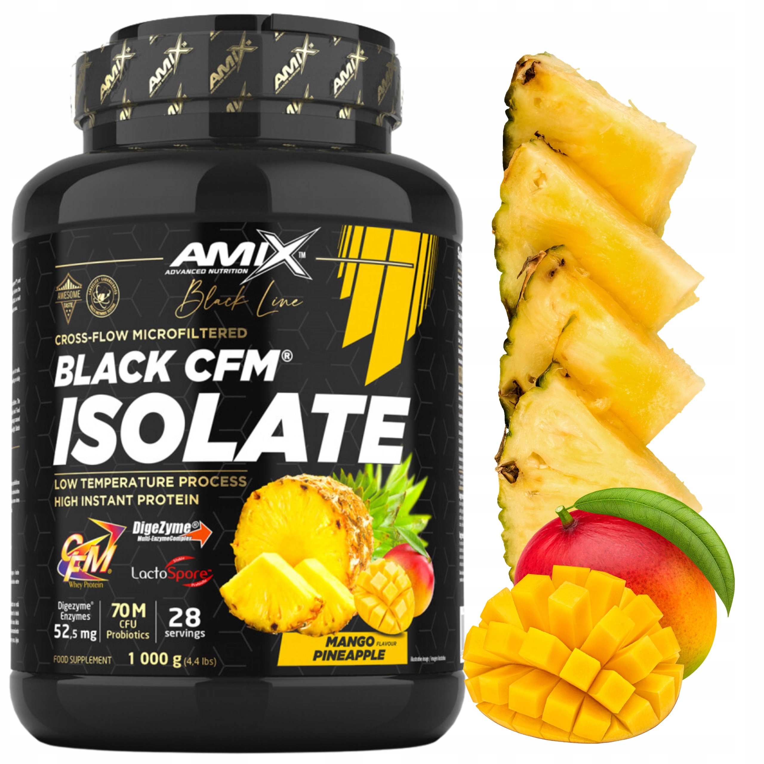 Protein Proteinový izolát Isolate Wpi Protein Ananas Mango Cfm Amix
