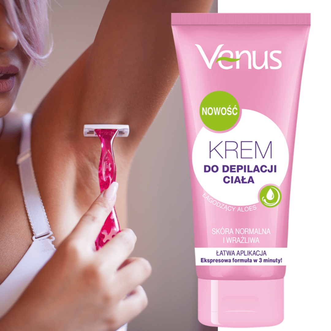 KREM DO DEPILACJI CIAŁA VENUS ŁAGODZI PODRAŻNIENIA Rodzaj krem