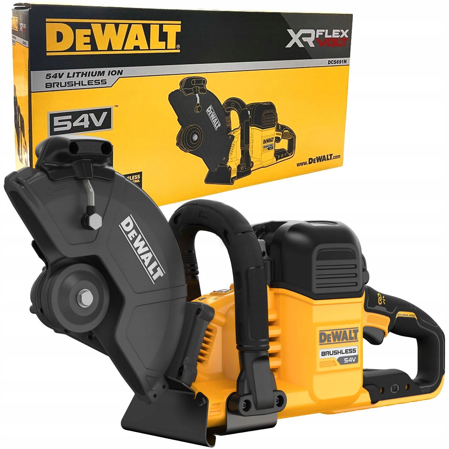 DeWALT DCS691N Przecinarka do betonu akumulatorowa 230mm 54V Flexvolt Xr
