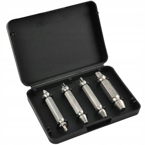 

Wykrętaki do Zerwanych Śrub Bitów Zestaw 4el +Etui