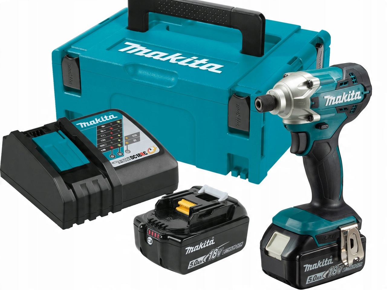 

Makita Zakrętarka Udarowa DTD156RTJ 2X5,0AH Makpac