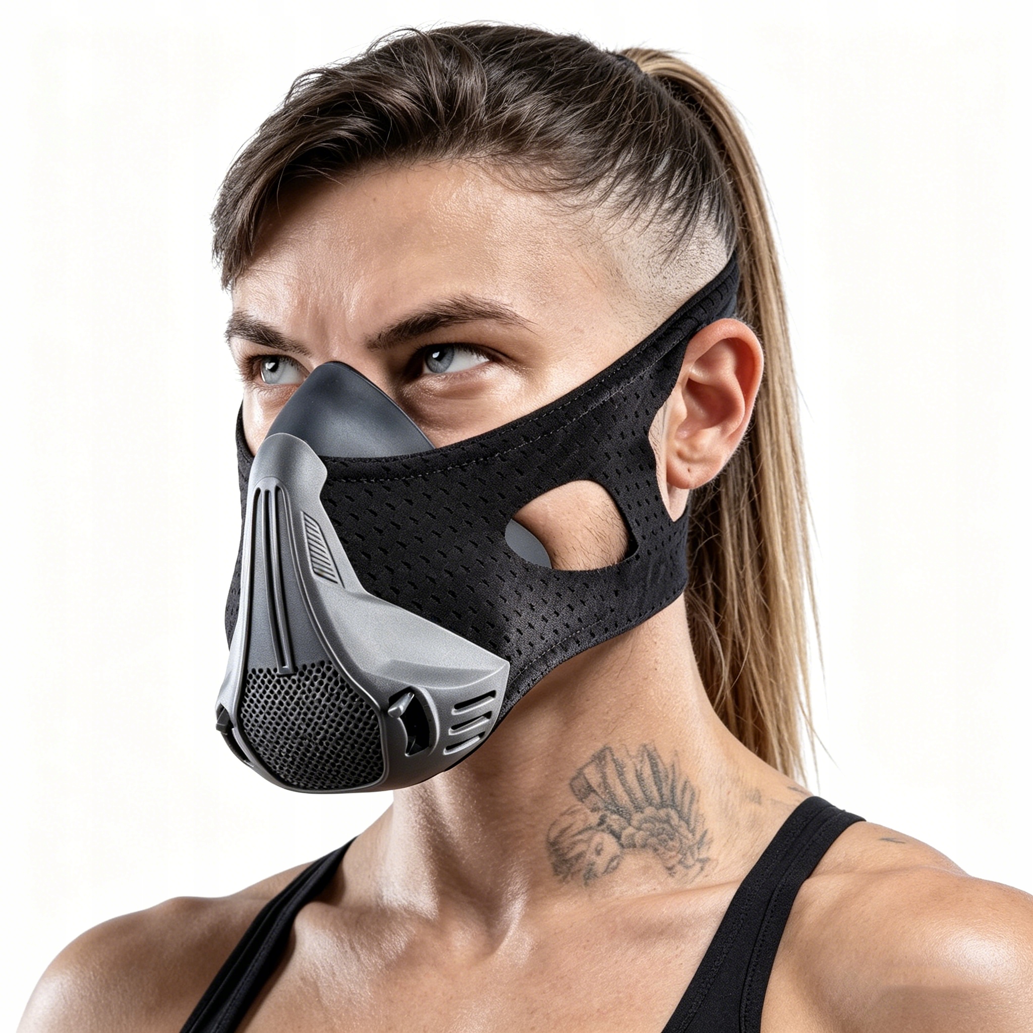 MASKA TRENINGOWA TRAINING MASK WYDOLNOŚCIOWA DO TRENINGU CARDIO BIEGANIE