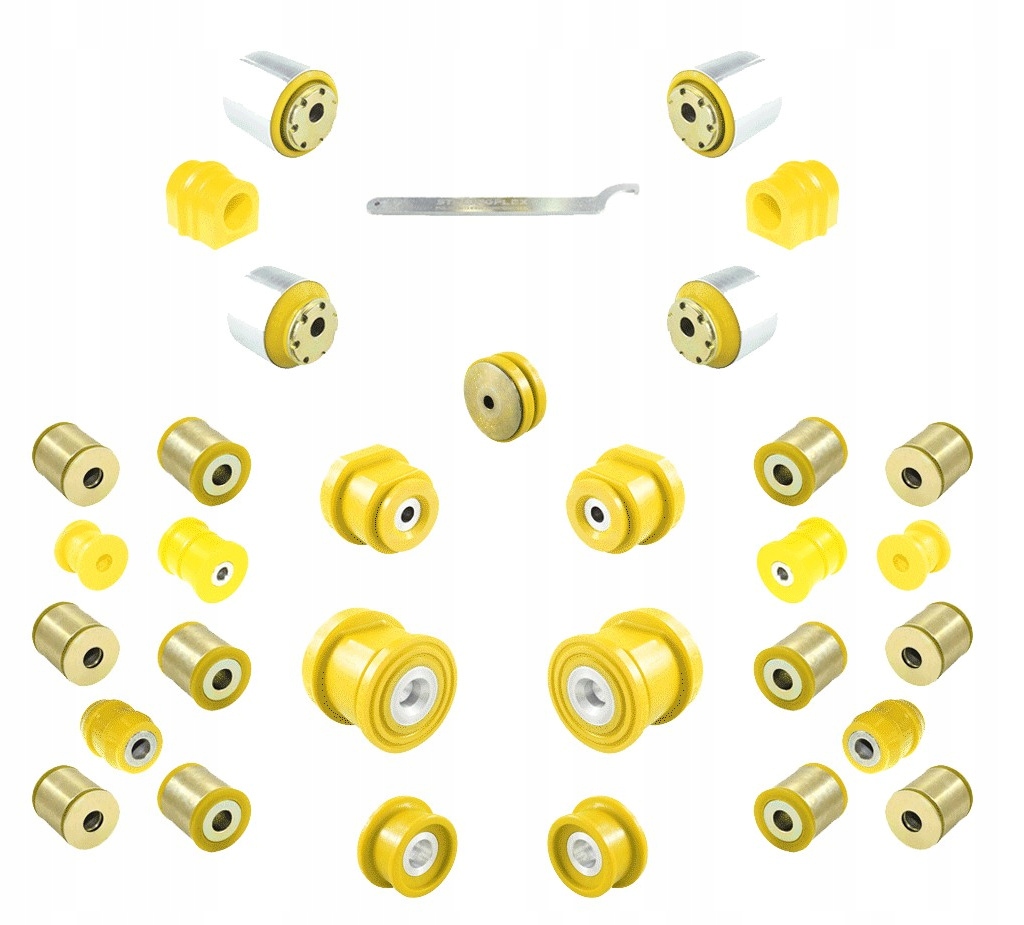 Kompletní sada zavěšení pro Mercedes C W203 (00-07) Rwd CL203 (00-08) CLC