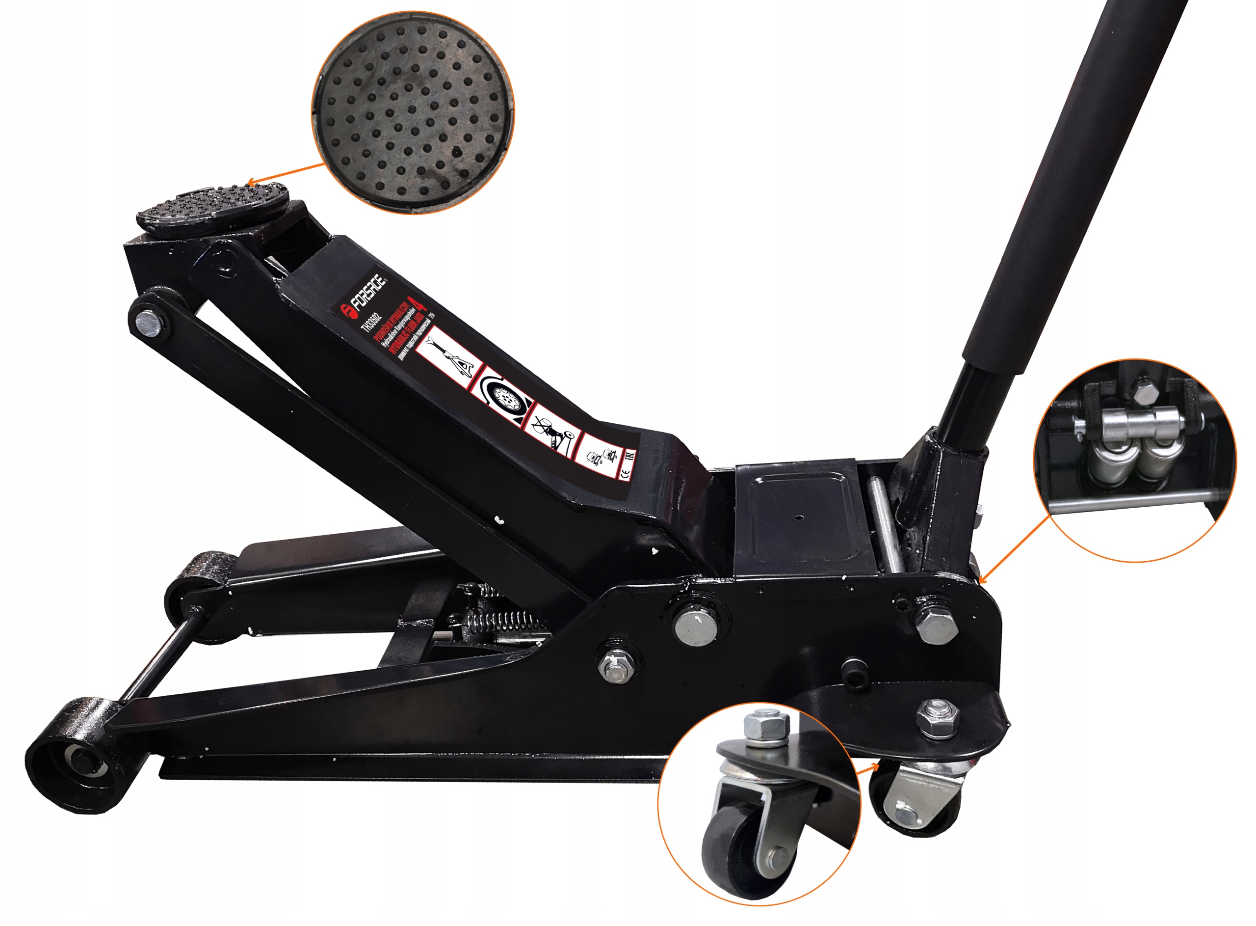 PODNOSNIK NISKOPROFILOWY LEWAREK 2 TLOKI ZABA 4 T