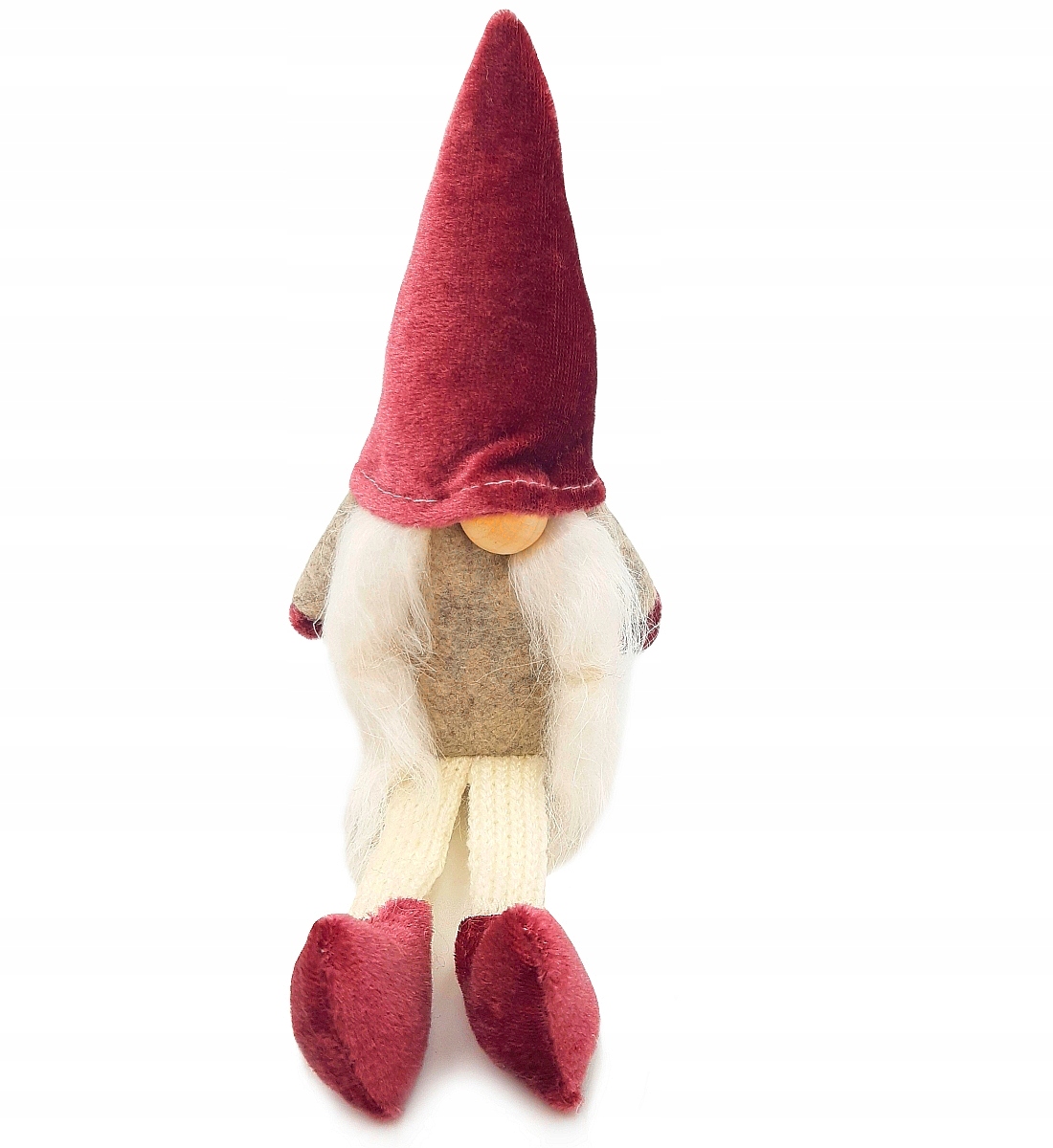 SKRZAT ŚWIĄTECZNY KRASNAL GNOM SIEDZĄCY DZIEWCZYNA