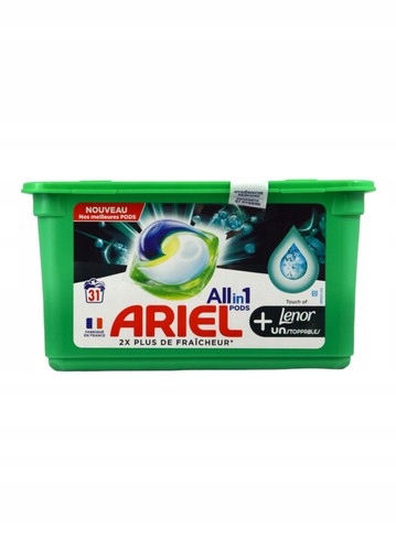 

Ariel 31 prań kapsułki 3in1 Touch of Lenor