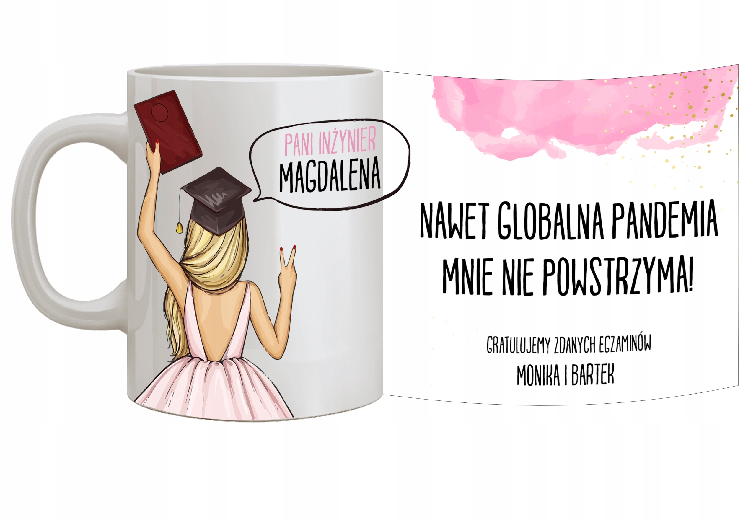 

Kubek Z Nadrukiem Dla Pani Inżynier Magister +imię