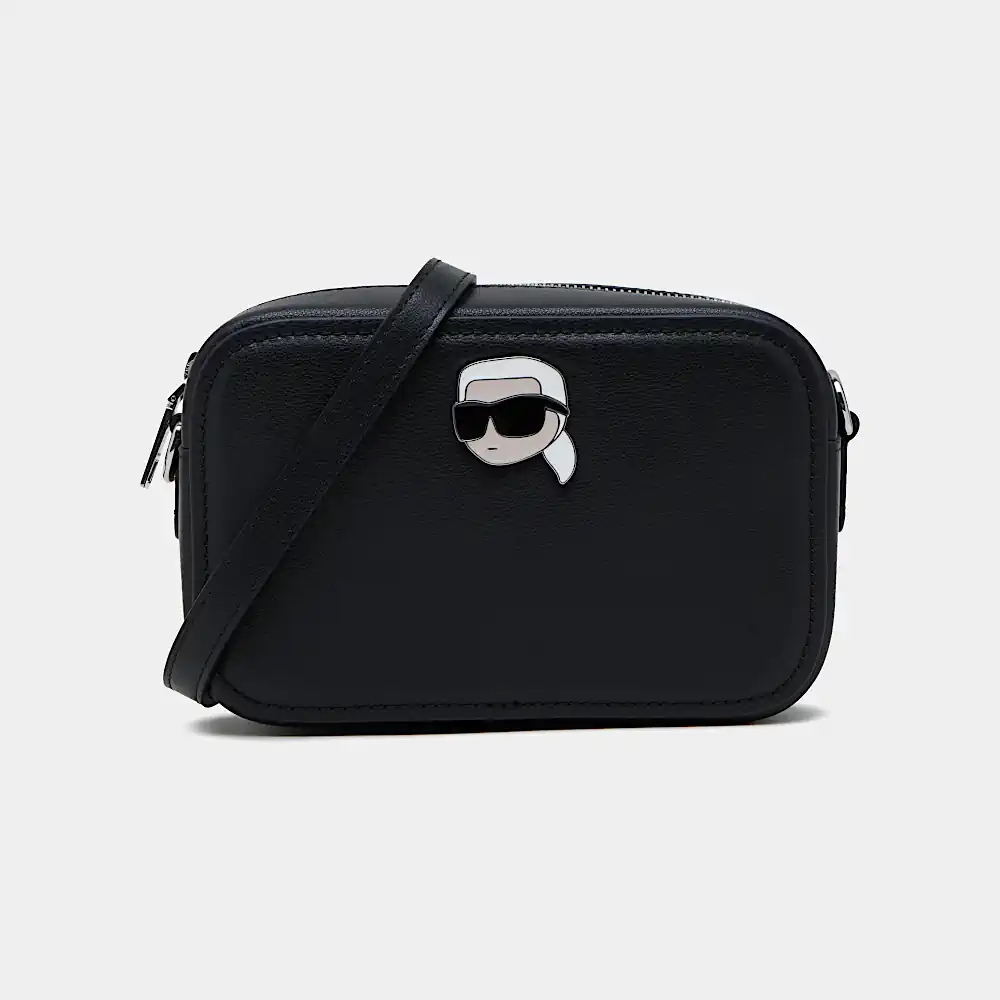 Kožená kabelka přes rameno ikonik 2.0 Karl Lagerfeld