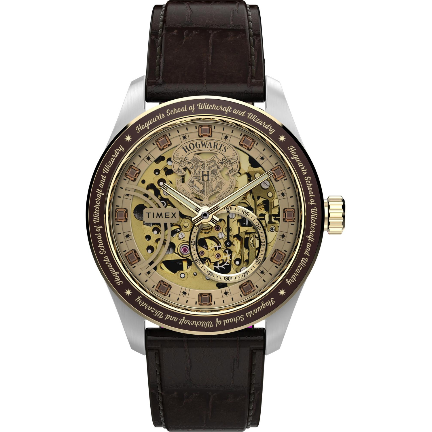 Hodinky Timex Harry Potter x Timex Waterbury Skeleton Automatic 39 mm