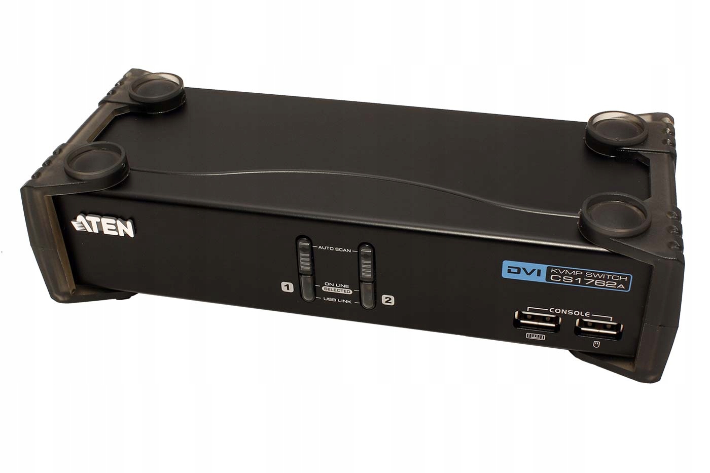 Aten Kvm přepínač (usb klávesnice, DVI-I, Usb myš, audio) 2:1 Usb (CS1762A)