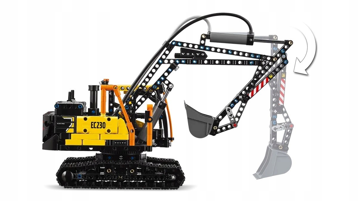 Lego Technic 42175 Nákladní automobil Volvo Fmx a bagr EC230 Electric