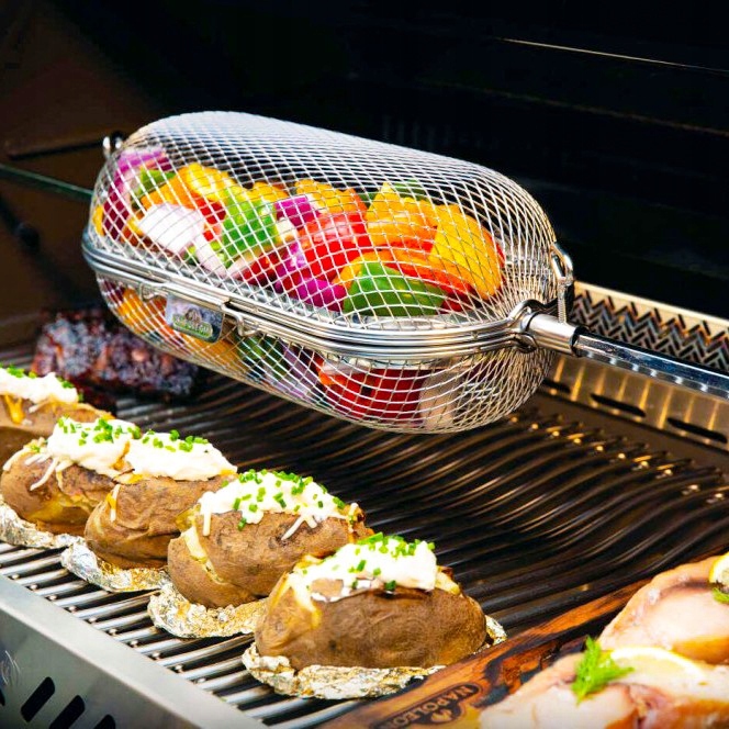 KOSZ do grillowania na GRILLU NAPOLEON KOSZ do ROŻNA do skrzydełek frytek Marka Napoleon