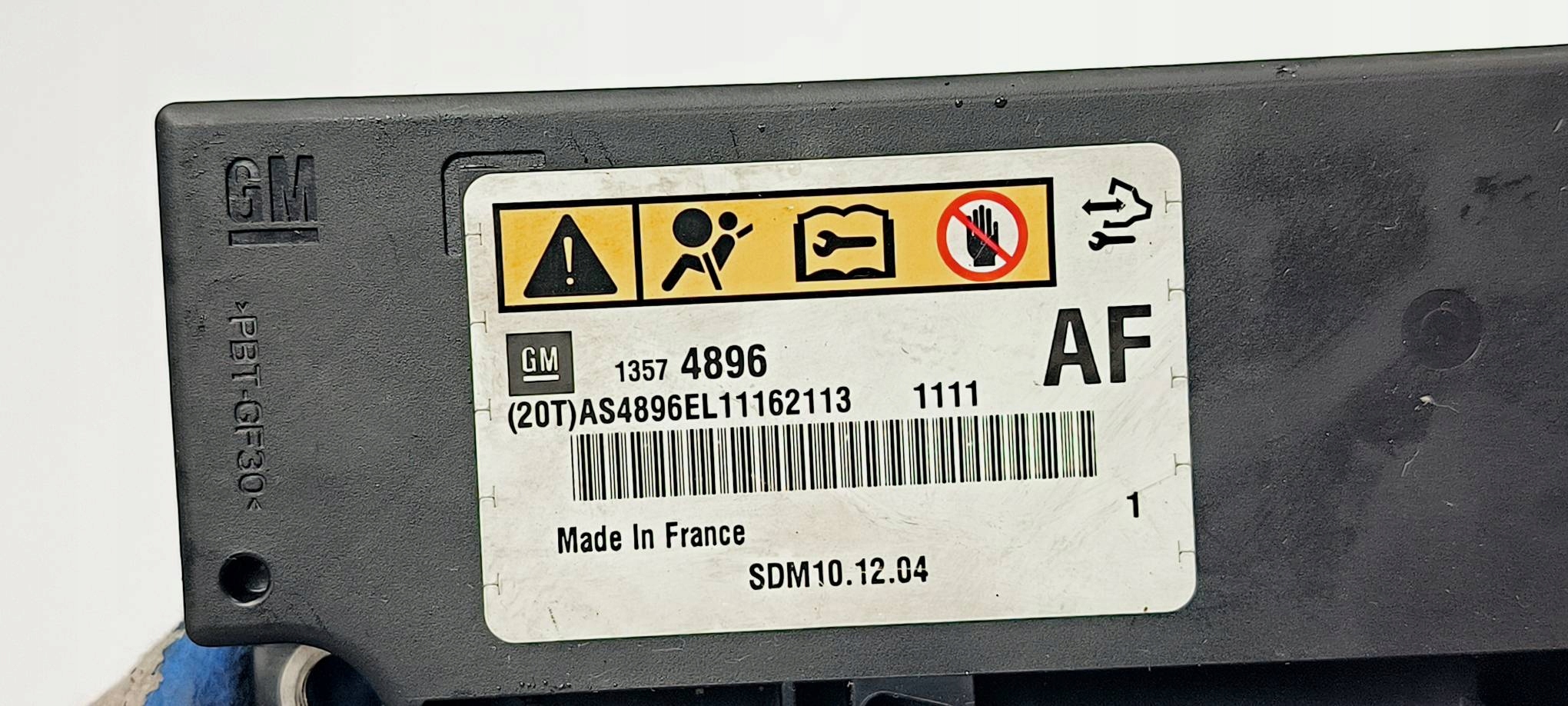 SENSOR AIRBAG airbag 13574896 OPEL ASTRA J