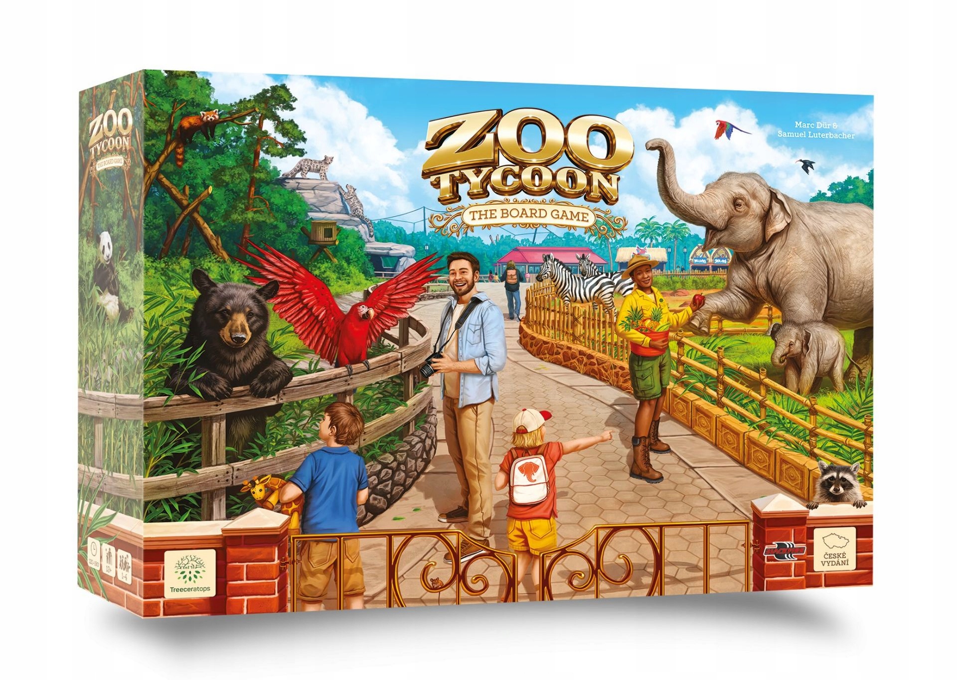 Asmodee Czech Republic Zoo Tycoon: The Board Game české vydání