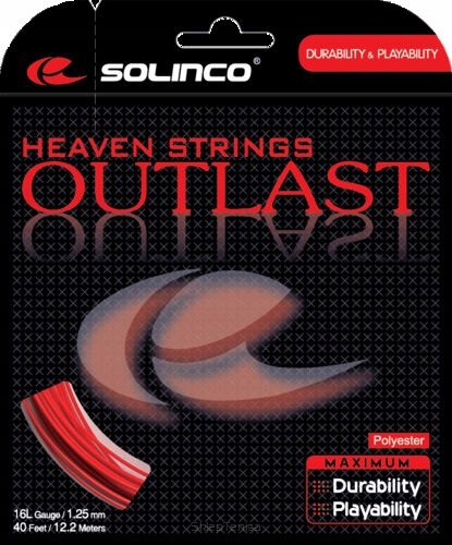 Naciąg tenisowy Solinco Outlast 12.2m 1.20 czerwony