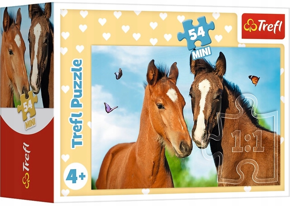 

Trefl puzzle mini konie koniki 54 elementy