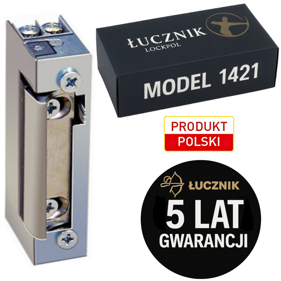 Elektrozávěs Łucznik 1421 12v 24v reverzní S Blokádou