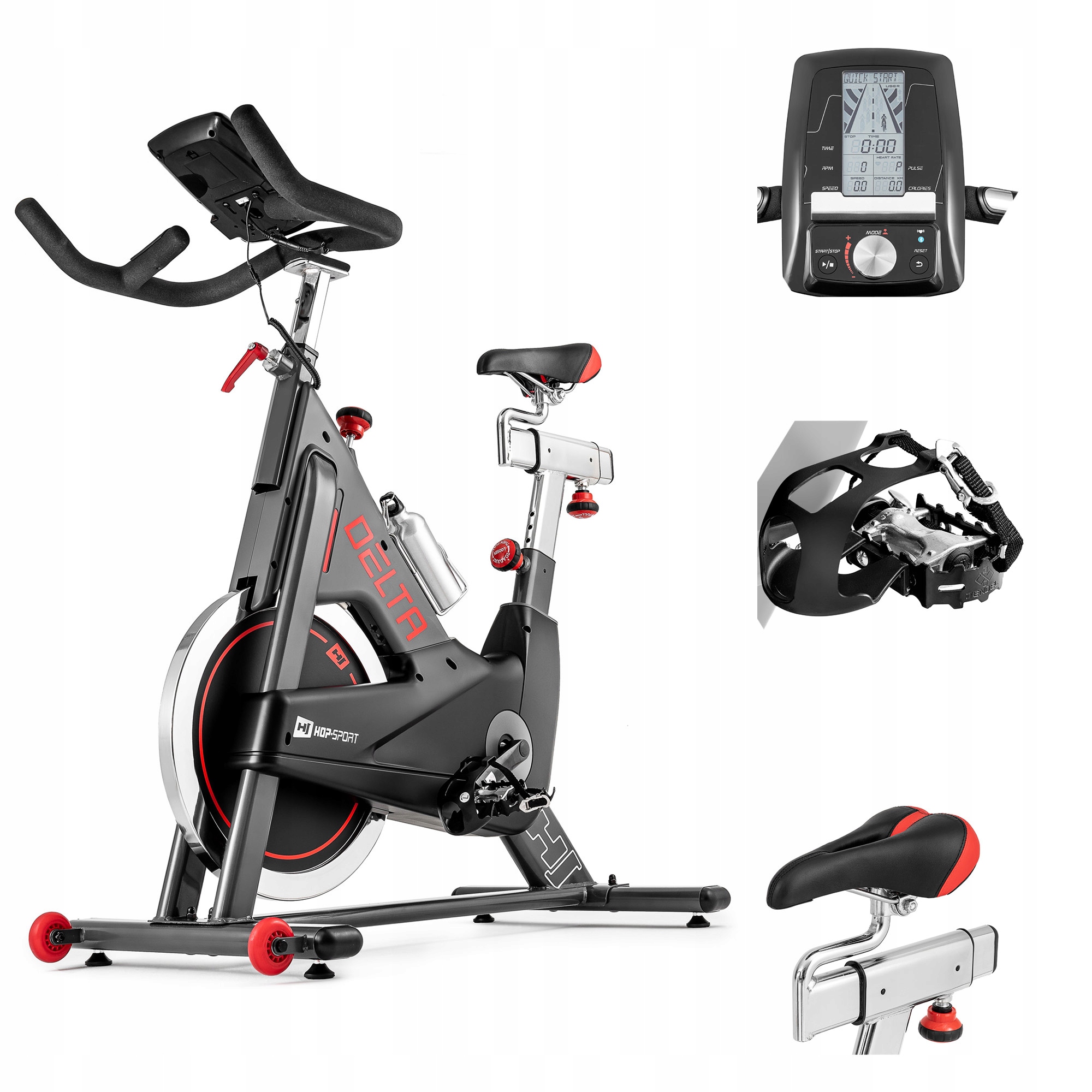 

Rower spiningowy stacjonarny treningowy