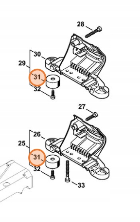 AMORTYZATOR STIHL PRZECINARKI TS420 TS700 TS800 Rodzaj inny