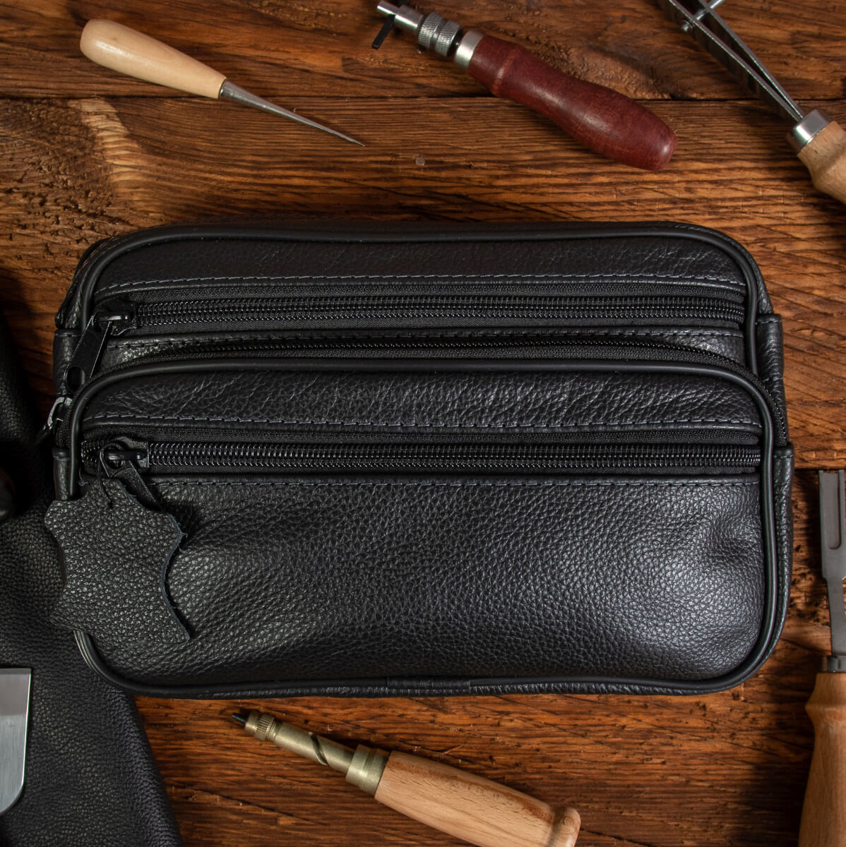 Brašna na dokumenty Velký pánský do ruky Kůže Naturala Belveder XL1B