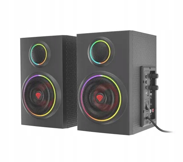 Głośniki komputerowe 2.0 Genesis Helium 300BT Argb 24W Czarne