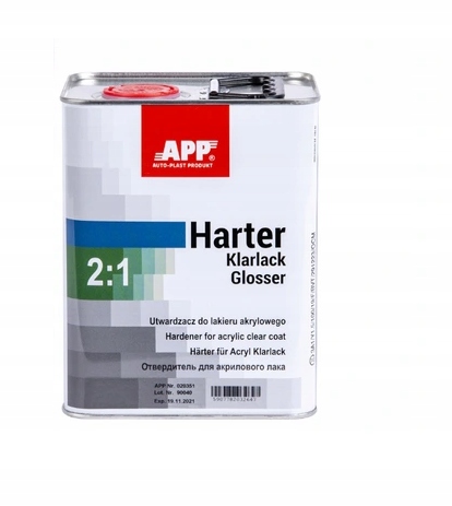 LAKIER BEZBARWNY KLARLACK GLOSSER 2:1-7,5 L APP Producent APP