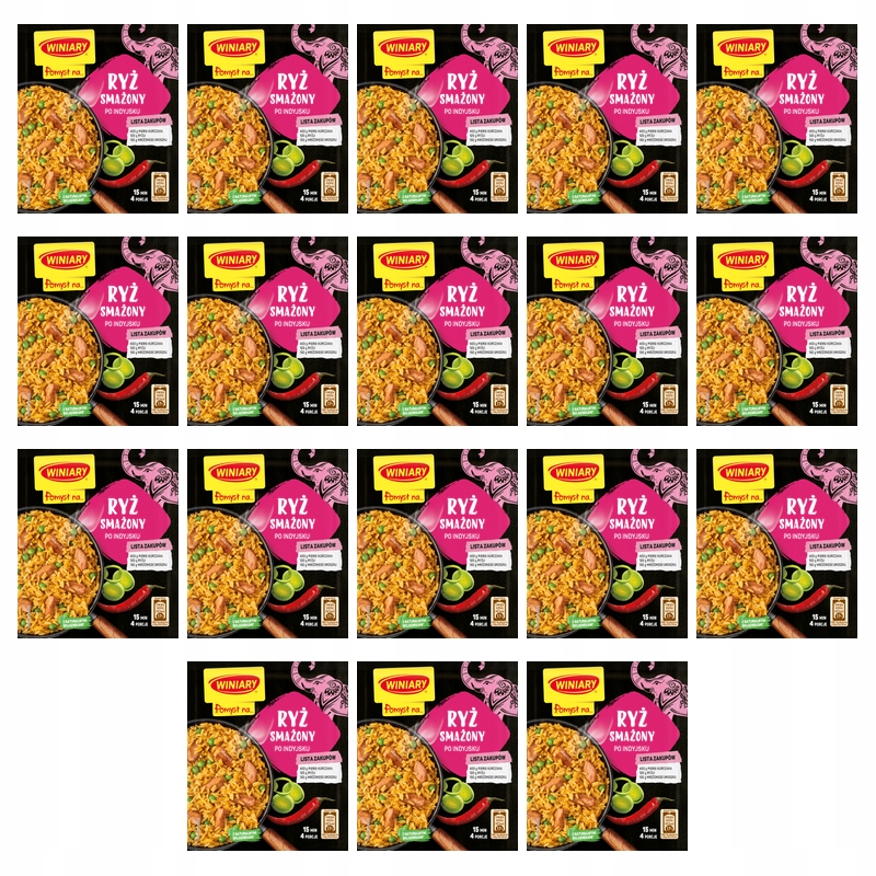 Winiary Nápad na... Smažená rýže po indické 31g X18