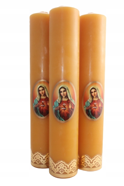 

Świeca Gromnica z Wosku Pszczelego 3 dni ciemności