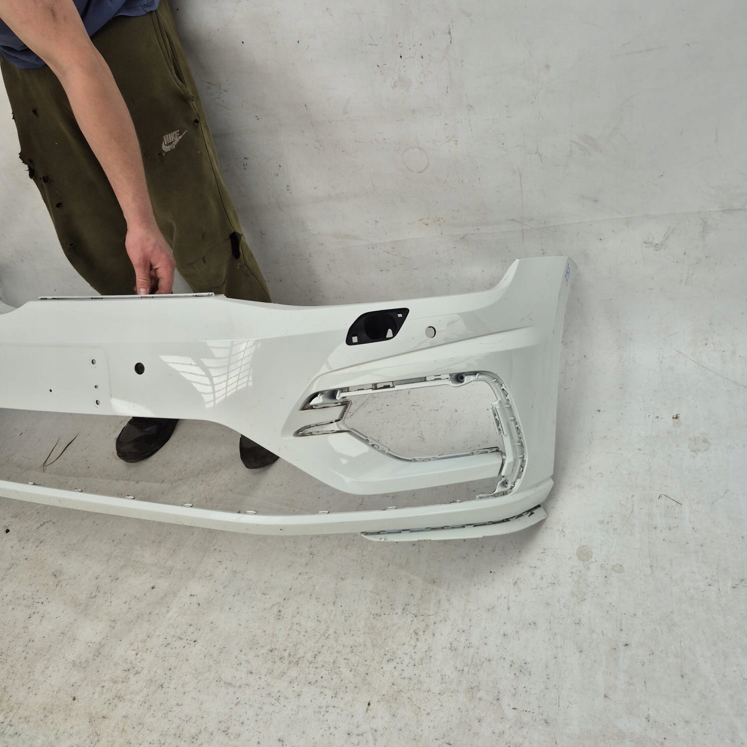VW GOLF VII 7 R-LINE LIFT 16-20 bumper front front washer 4PDC 5G0807221
