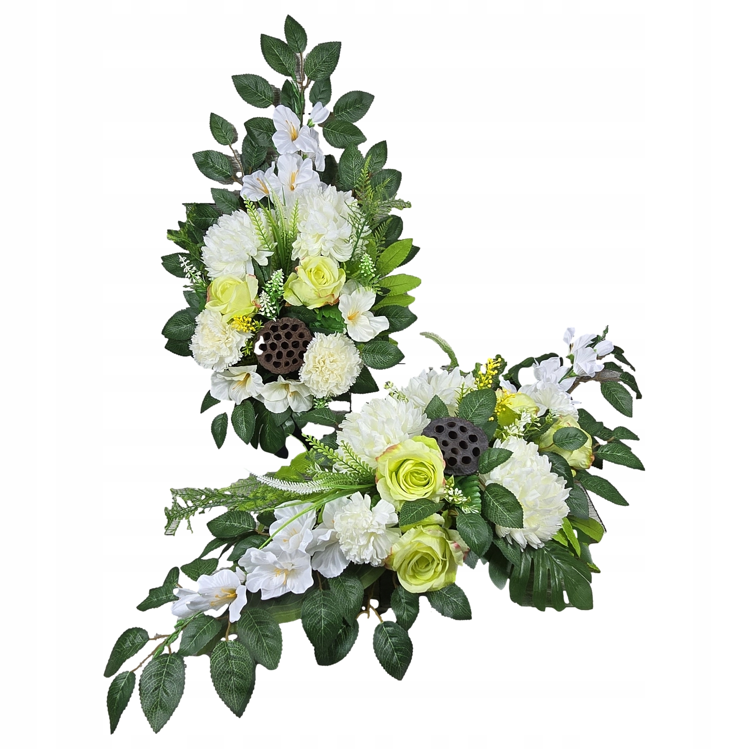 Komplet Dekorace Na Hřbitov Kytice Hrob Náhrobní Kompozice Všech Svátků