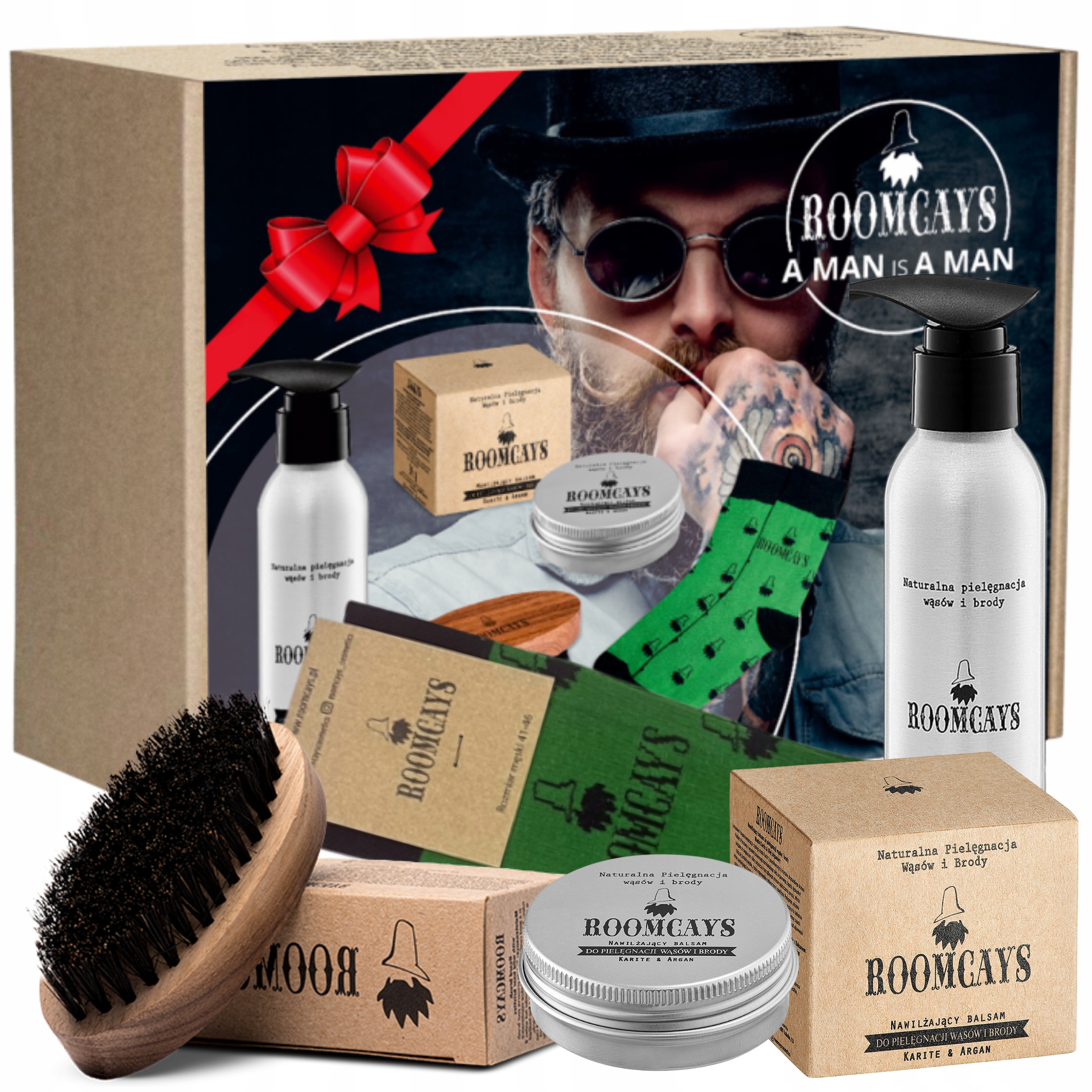 Dárek Pro Roomcays Sada Do Pokoje: Šampon , Balzám Na Vousy, Kardan Ponožky