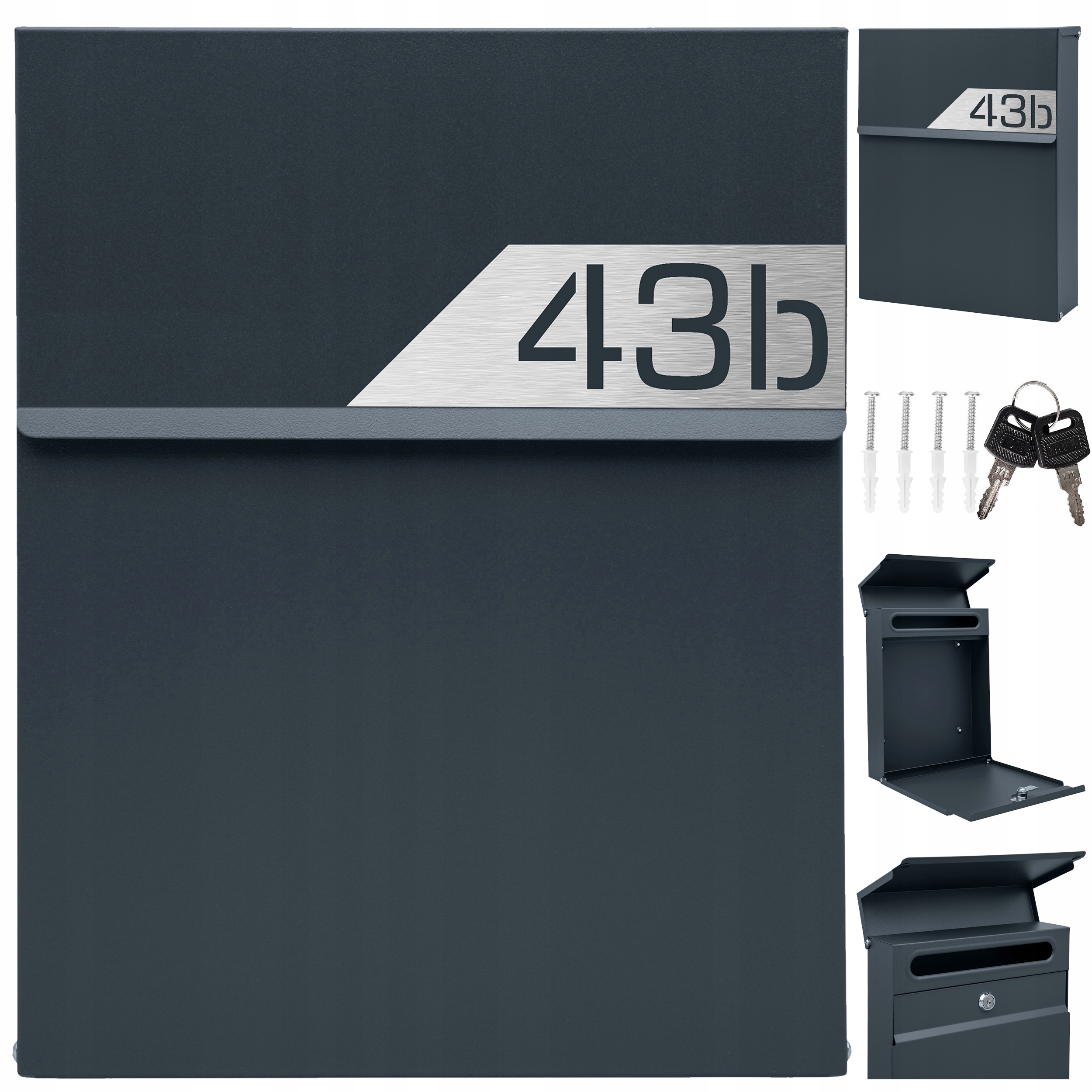 Poštovní Schránka Na Dopisy Slim Gravírování Laminátu