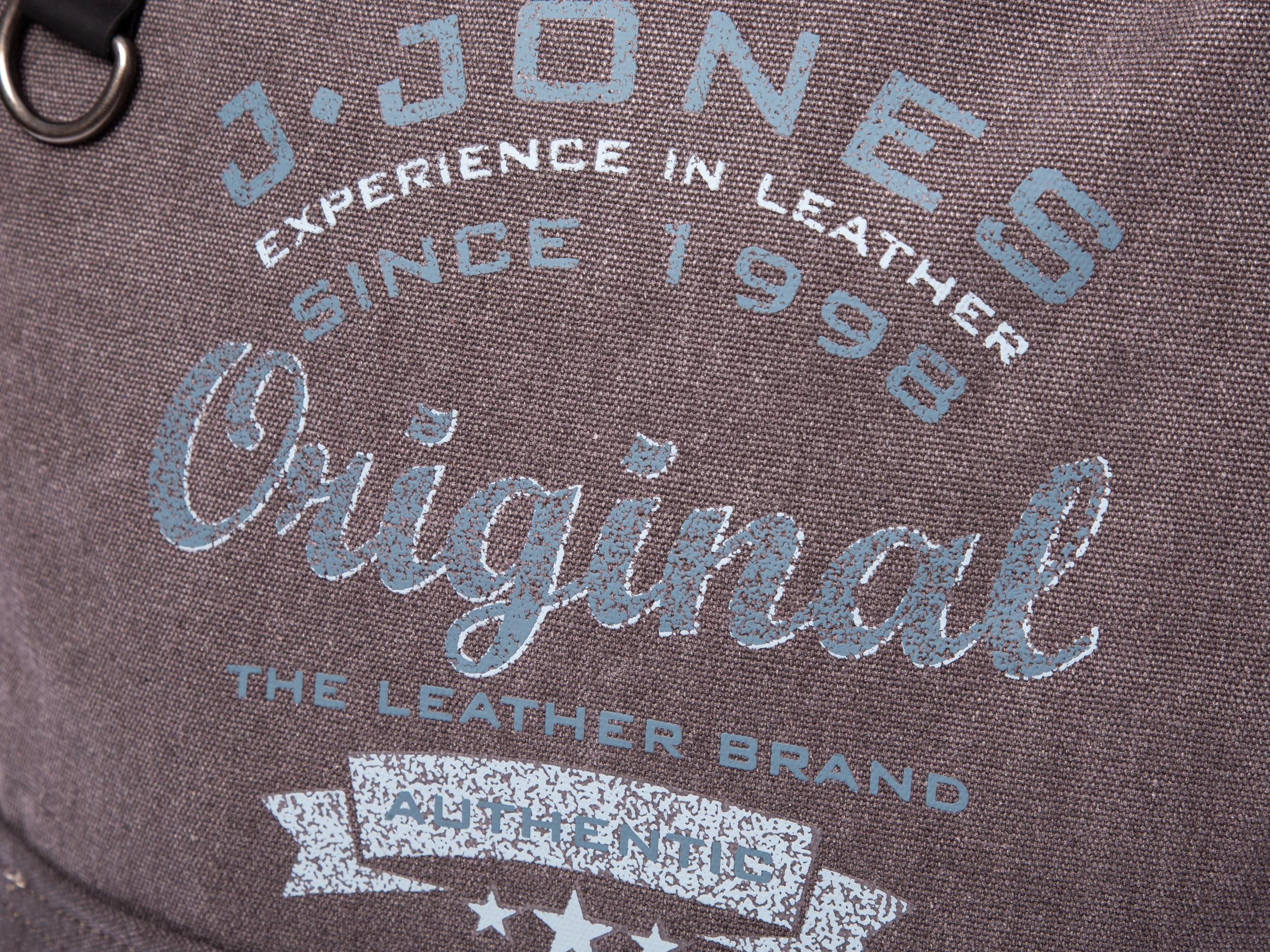 TORBA DAMSKA PŁÓCIENNA ZE SKÓRĄ SHOPPERKA A4 DUŻA Marka Jennifer Jones