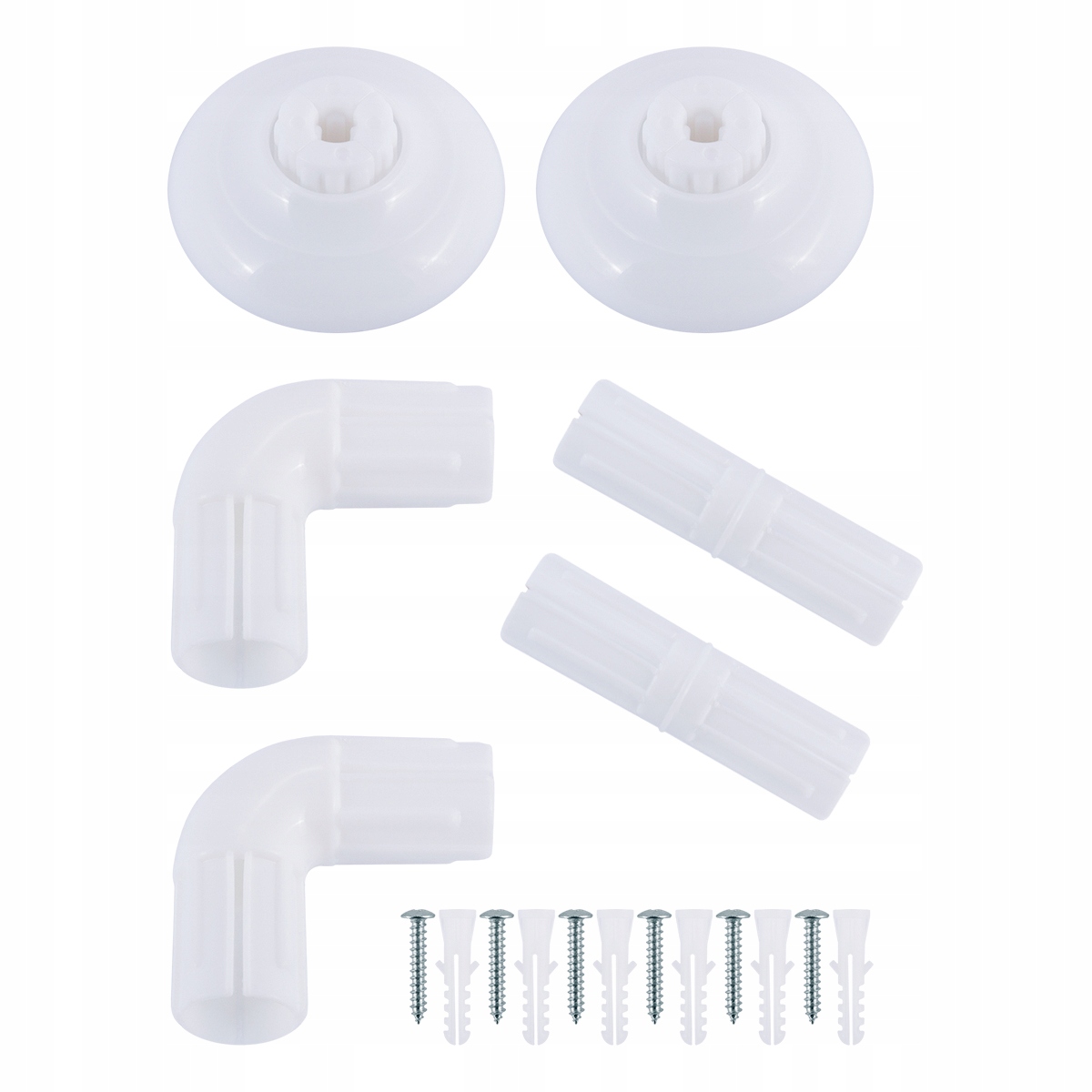 DRĄŻEK PRYSZNICOWY DO ZASŁONY KĄTOWY 90*90*90 cm Długość 90-90 cm