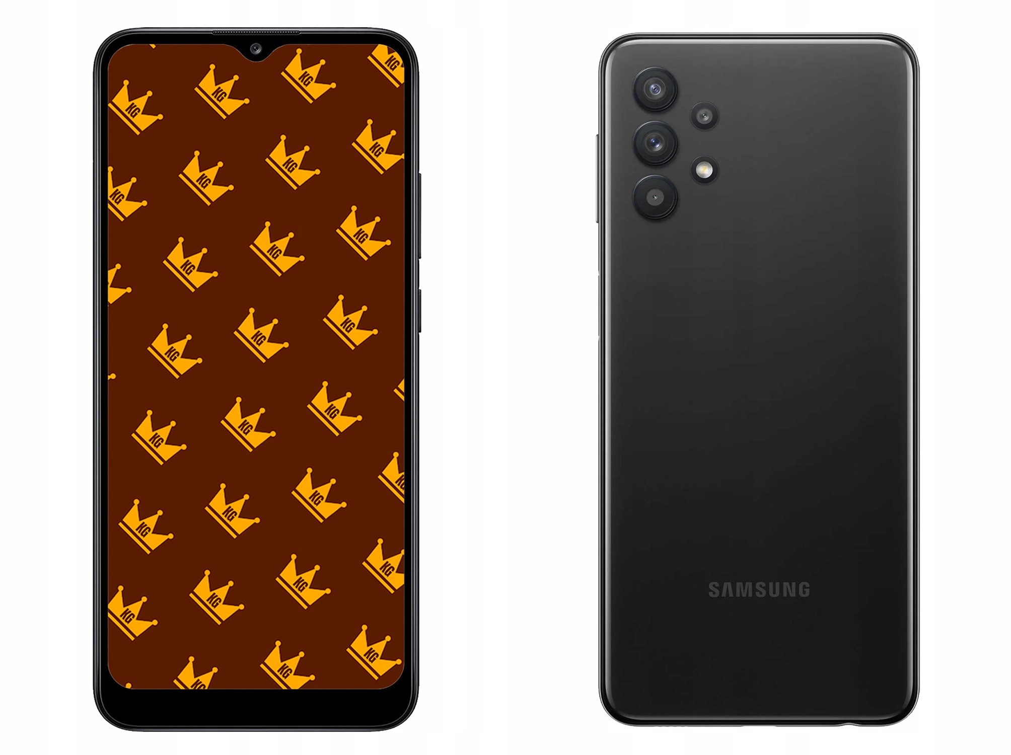 ETUI Z KLAPKĄ DO SAMSUNG GALAXY A32 5G CZARNE ZAMYKANE MAGNETYCZNE + SZKŁO Kolekcja ETUI Z KLAPKĄ KABURA