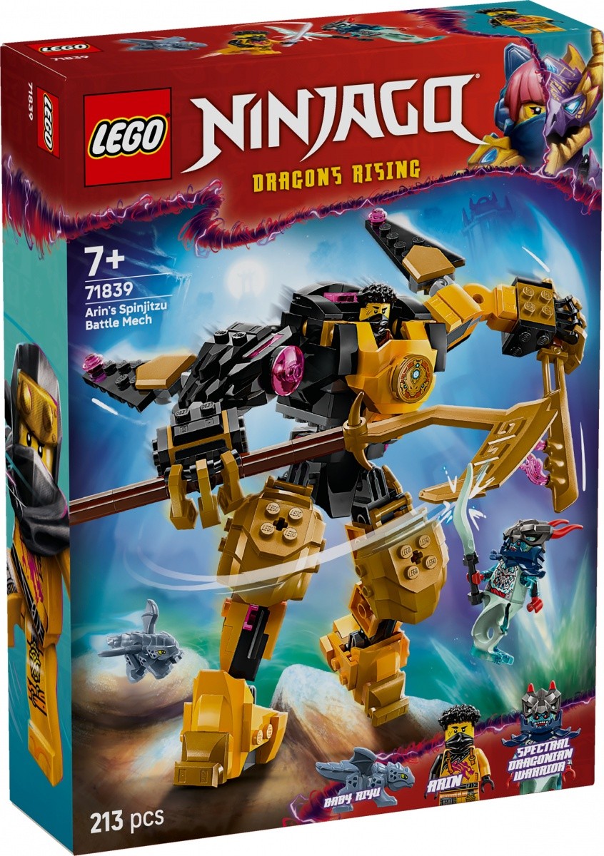 Lego Stavebnice Ninjago 71839 Bojový mech Spinjitzu Arina