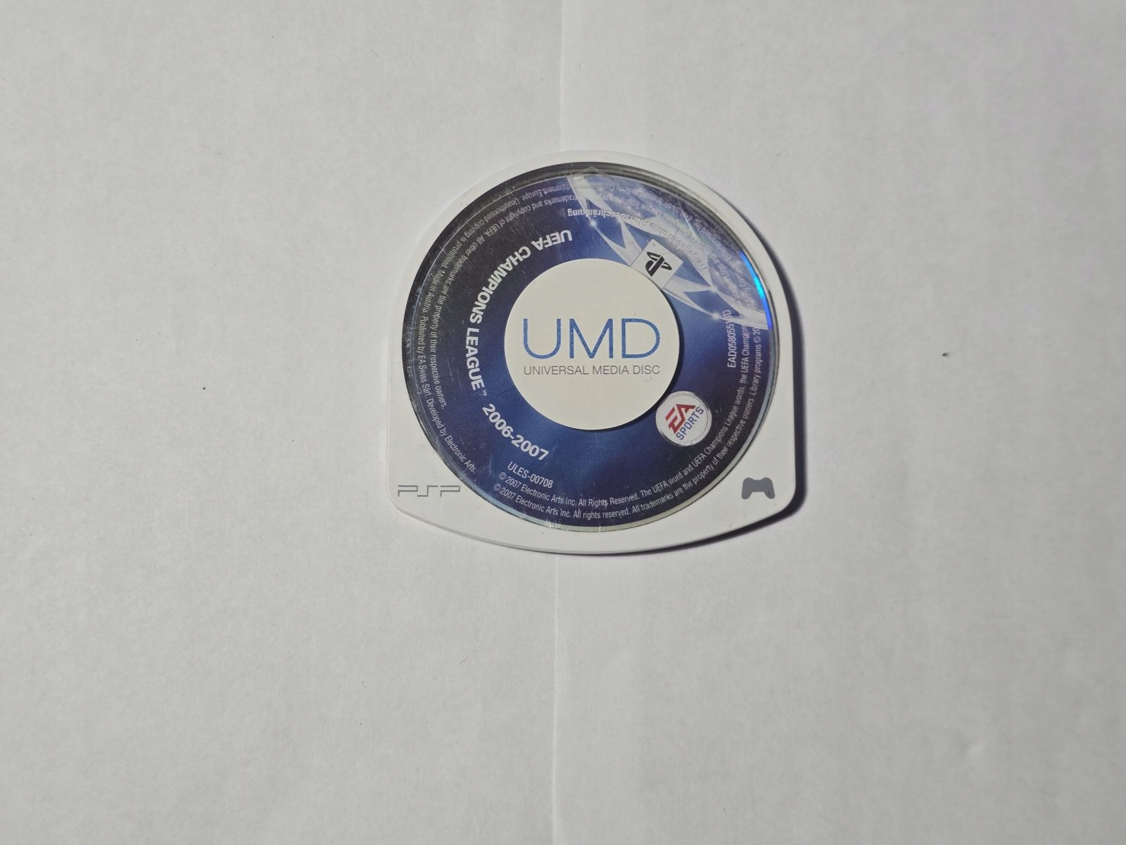 UEFA CHAMPIONS LEAGUE 2006-2007 SAMA PŁYTA PSP