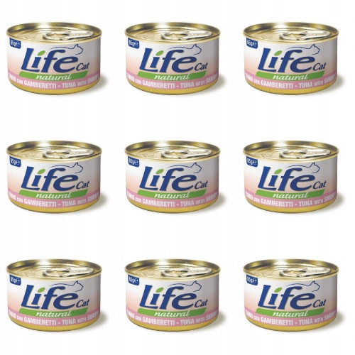 Levně Mokré krmivo pro kočky Naturel tuňák 0,085 kg 9ks