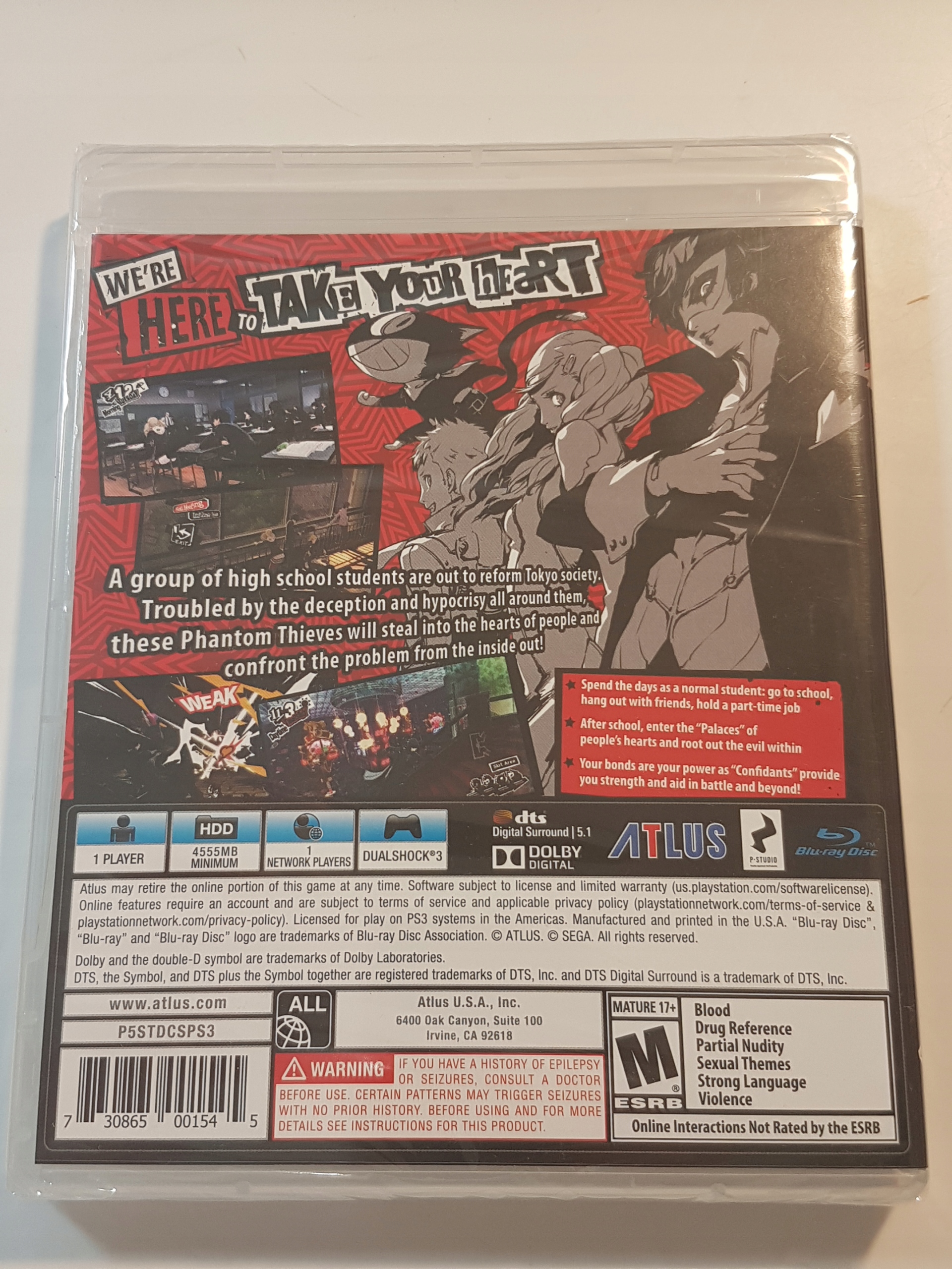 PERSONA 5 / PS3 / NOWA / Producent Atlus