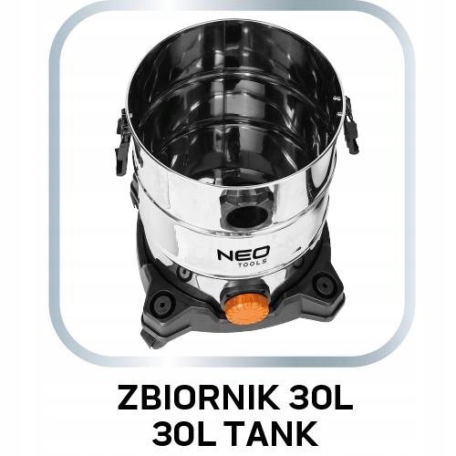 Vysavač 1400 W, 30 l