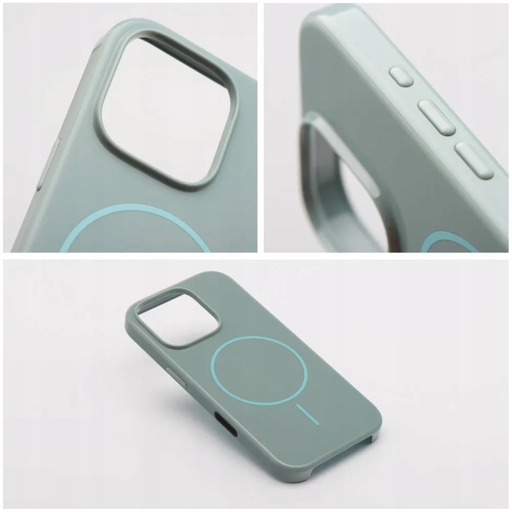 Etui na iPhone 16 Plus Glossy Mag Cover zgodny z MagSafe miętowe