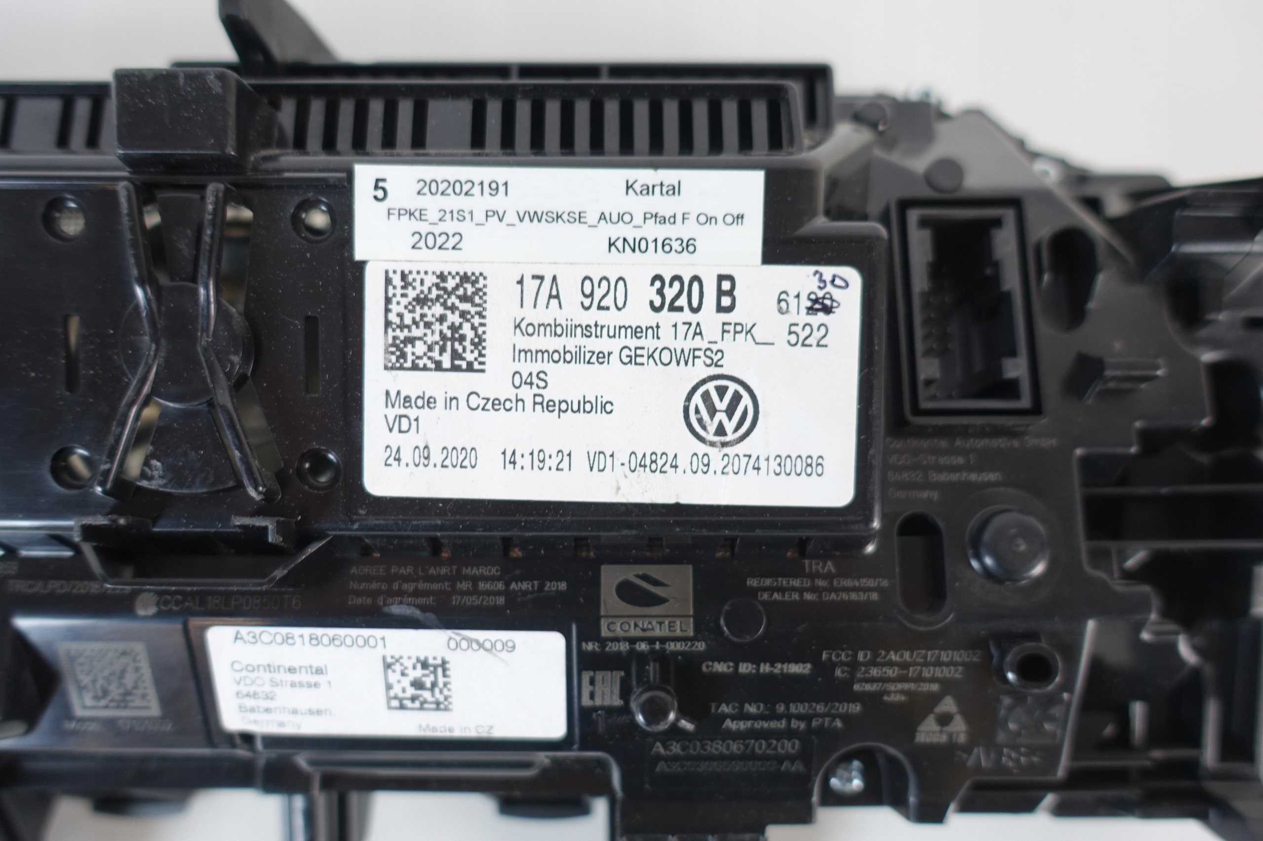 dials VIRTUAL dials LCD VW T-ROC JETTA 17A