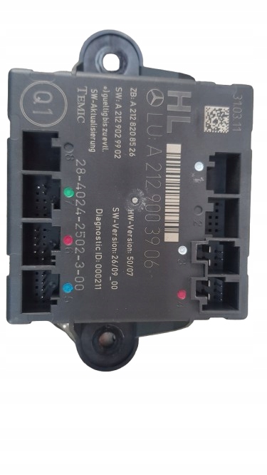 MERCEDES W212 module door left rear part a2129003906